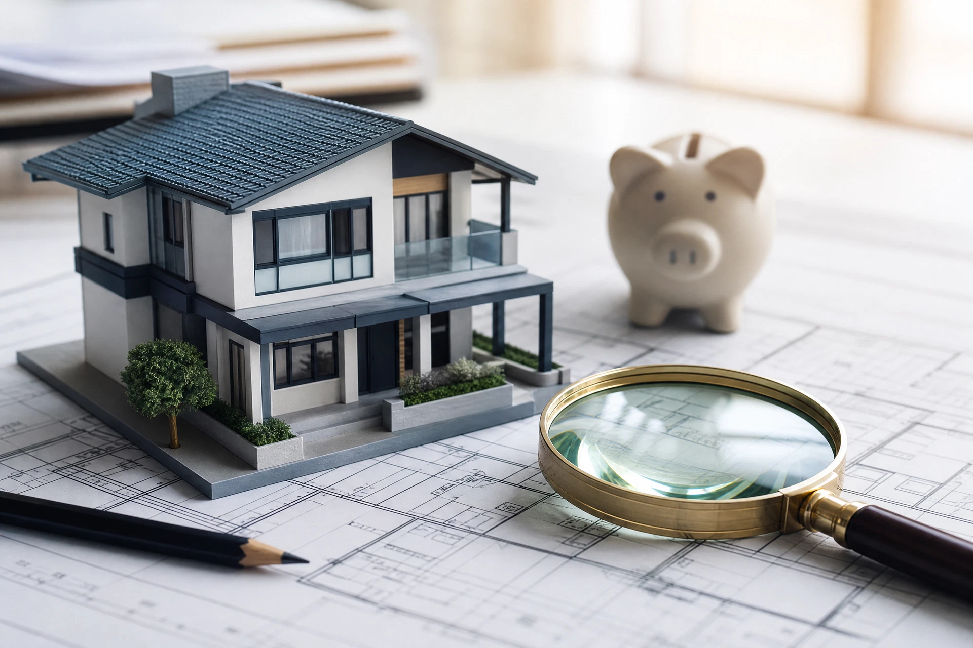 Property planning materials and business workspace